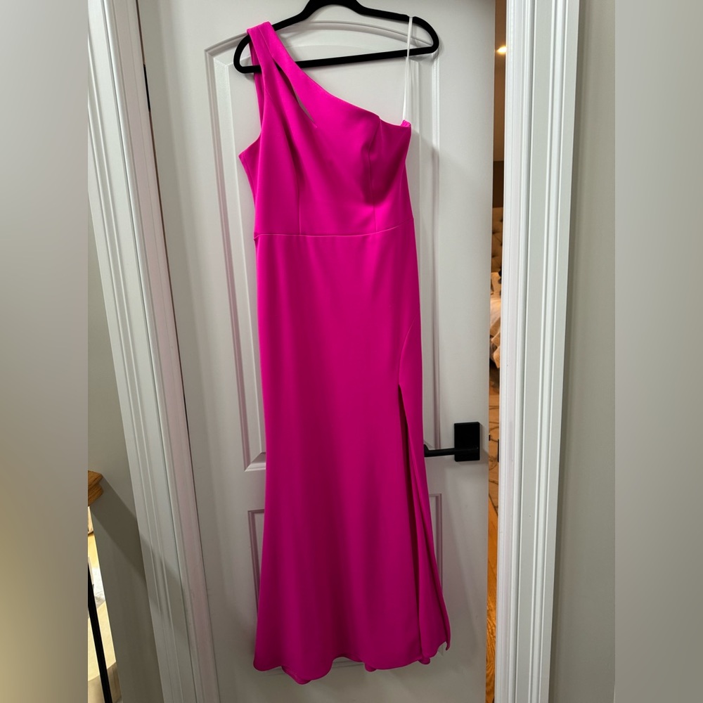 Aqua Formal Hot Pink Dress 12